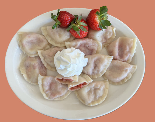 Frozen Strawberry Pierogi
