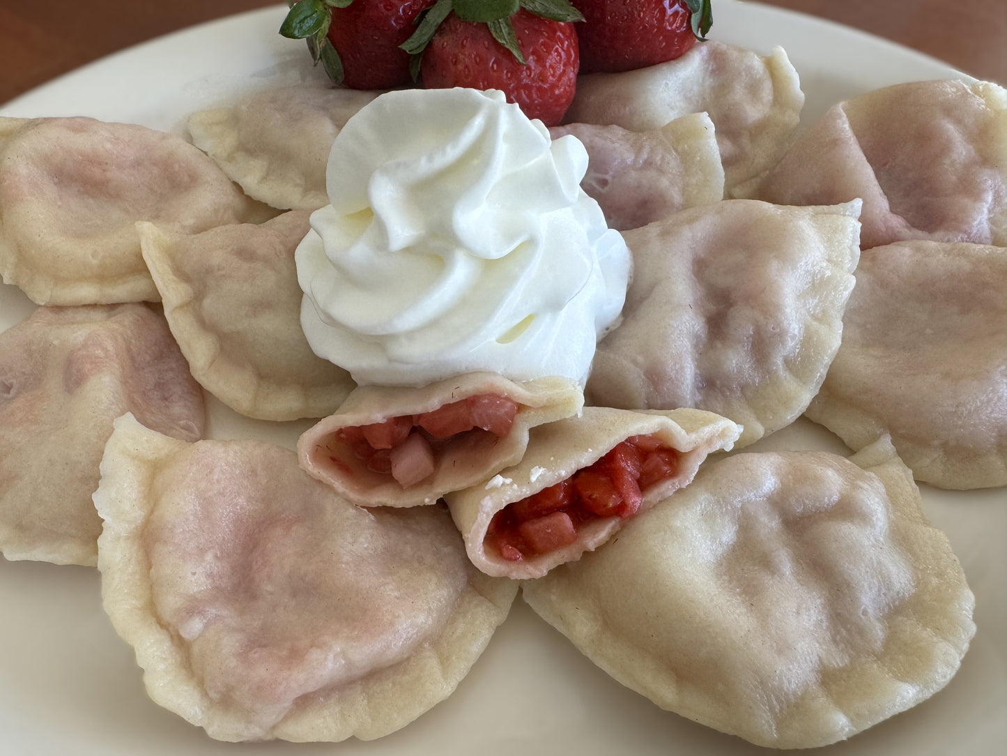 Frozen Strawberry Pierogi