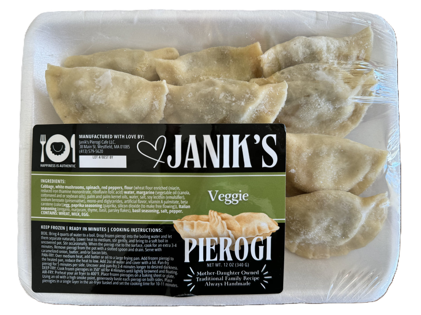 Frozen Veggie Pierogi