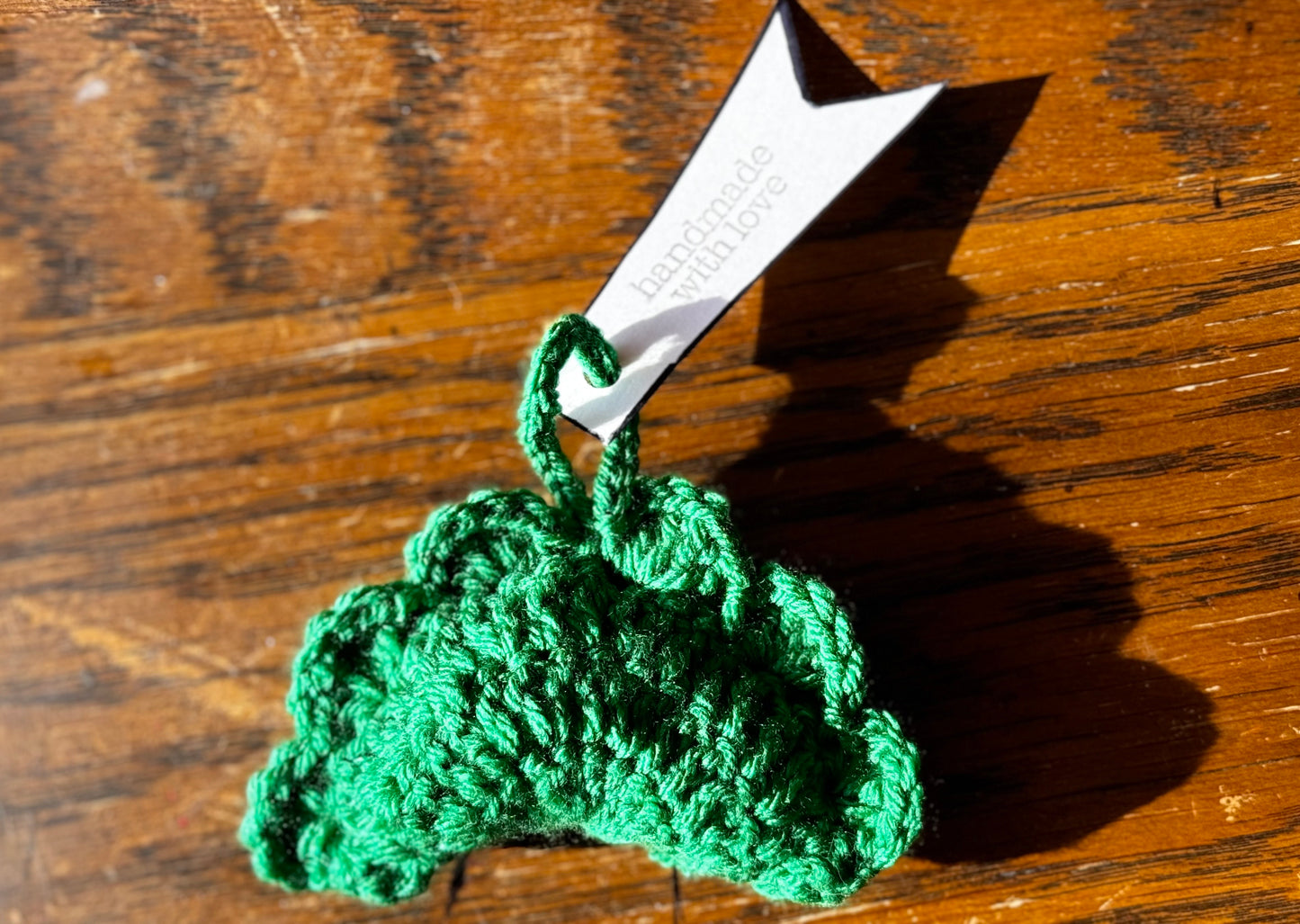 Handmade Crochet Pierogi Ornament