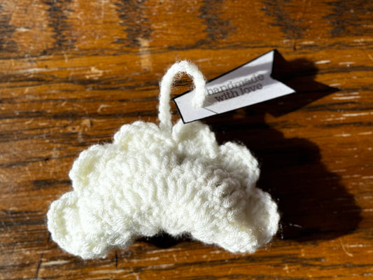 Handmade Crochet Pierogi Ornament