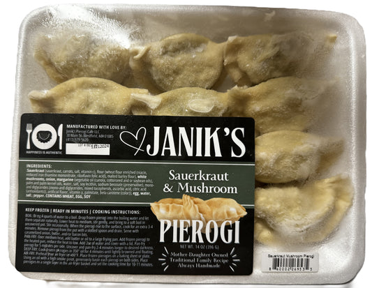 Frozen Sauerkraut & Mushroom Pierogi