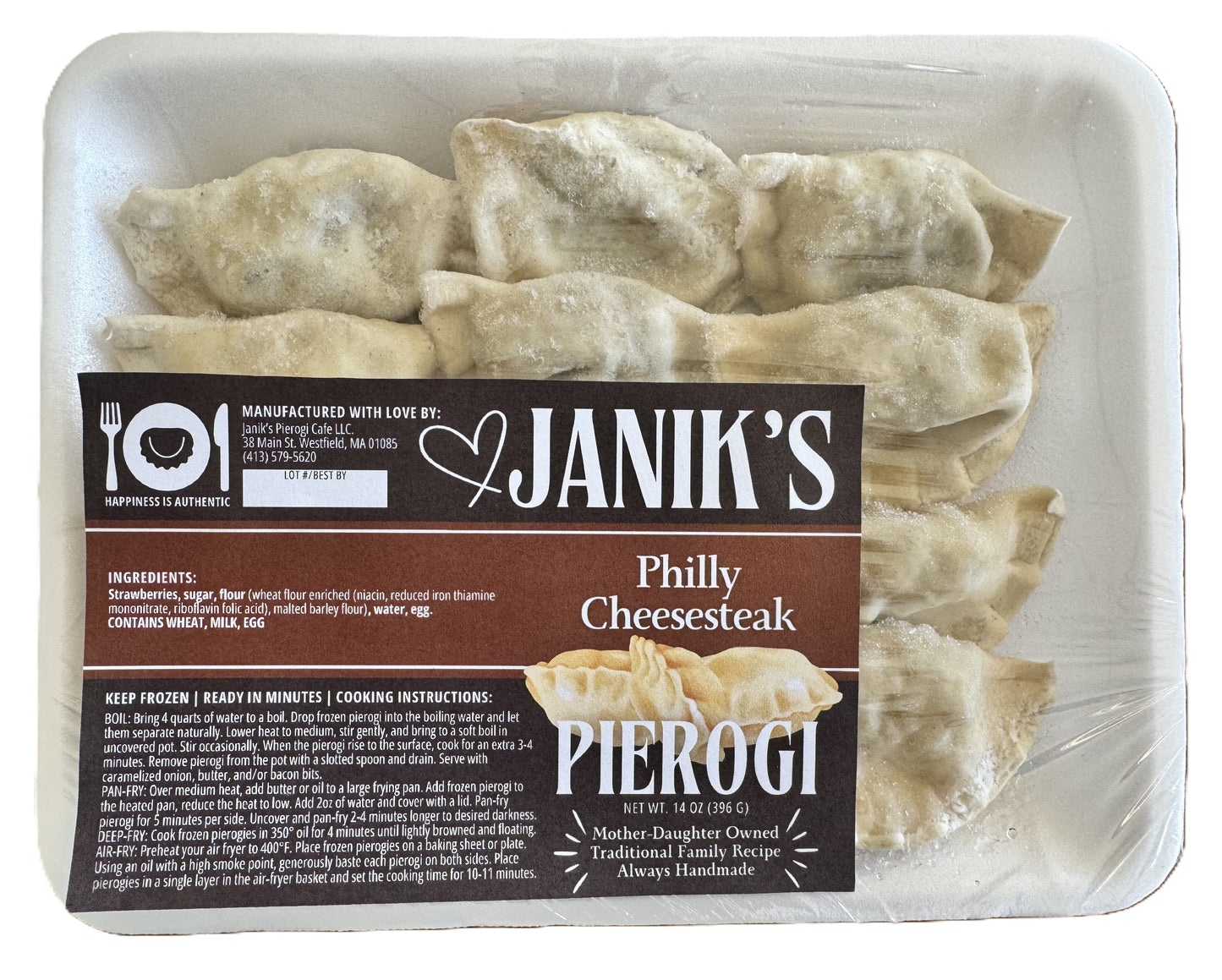 Frozen Philly Cheesesteak Pierogi