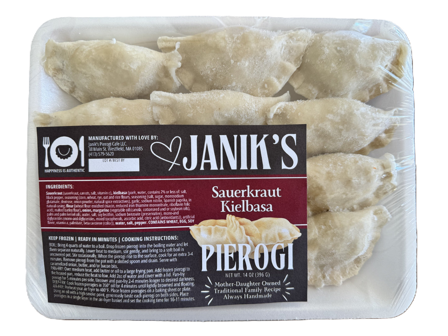 Frozen Sauerkraut Kielbasa Pierogi